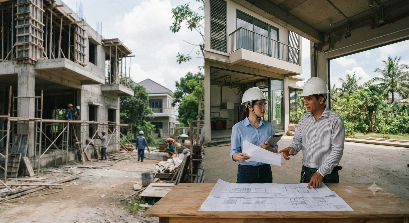Phân tích chi tiết giữa công năng sử dụng và mặt tiền kiến trúc