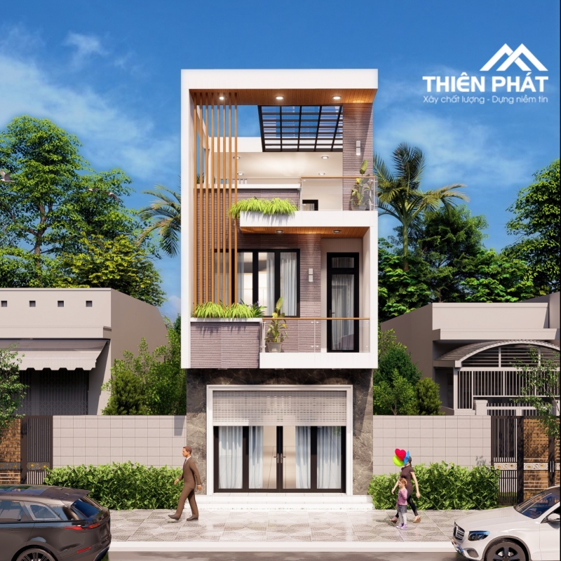 Nhà phố hiện đại - NT 03
