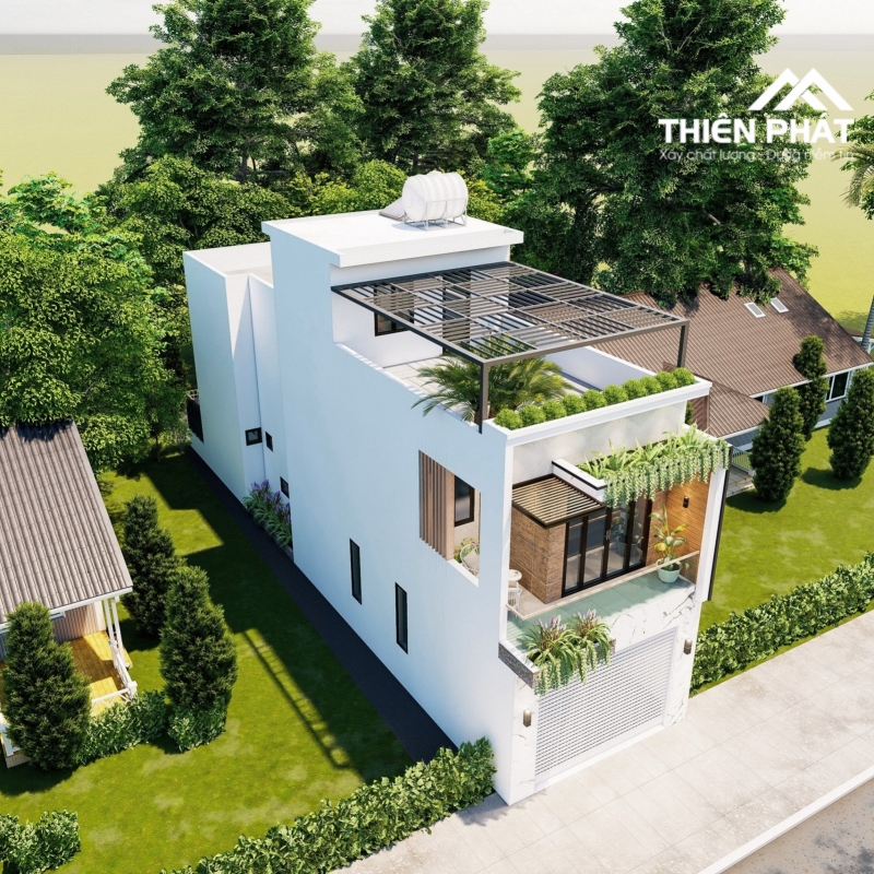 Nhà phố hiện đại